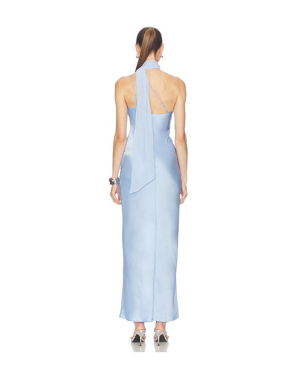 Amanda Uprichard Blue Myra Dress