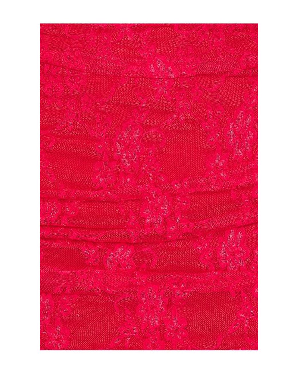 Amanda Uprichard Red X Revolve Anja Mini Dress