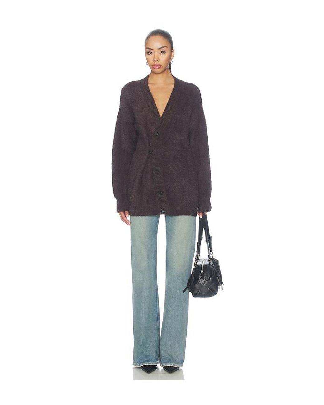 ALL THE WAYS Purple Mary Cardigan
