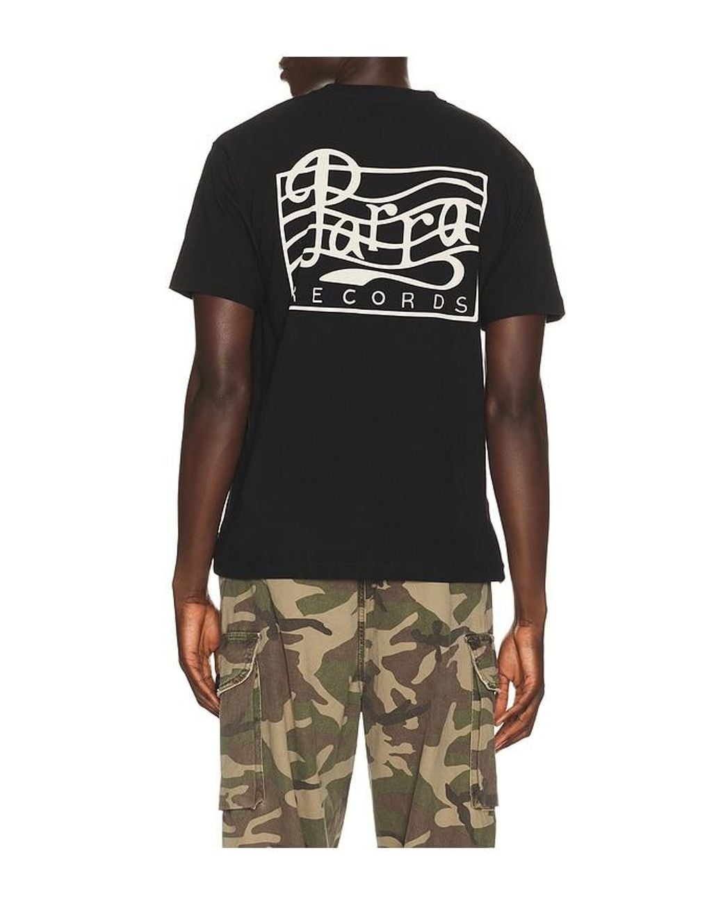 by Parra Black Parra Records T-Shirt for men