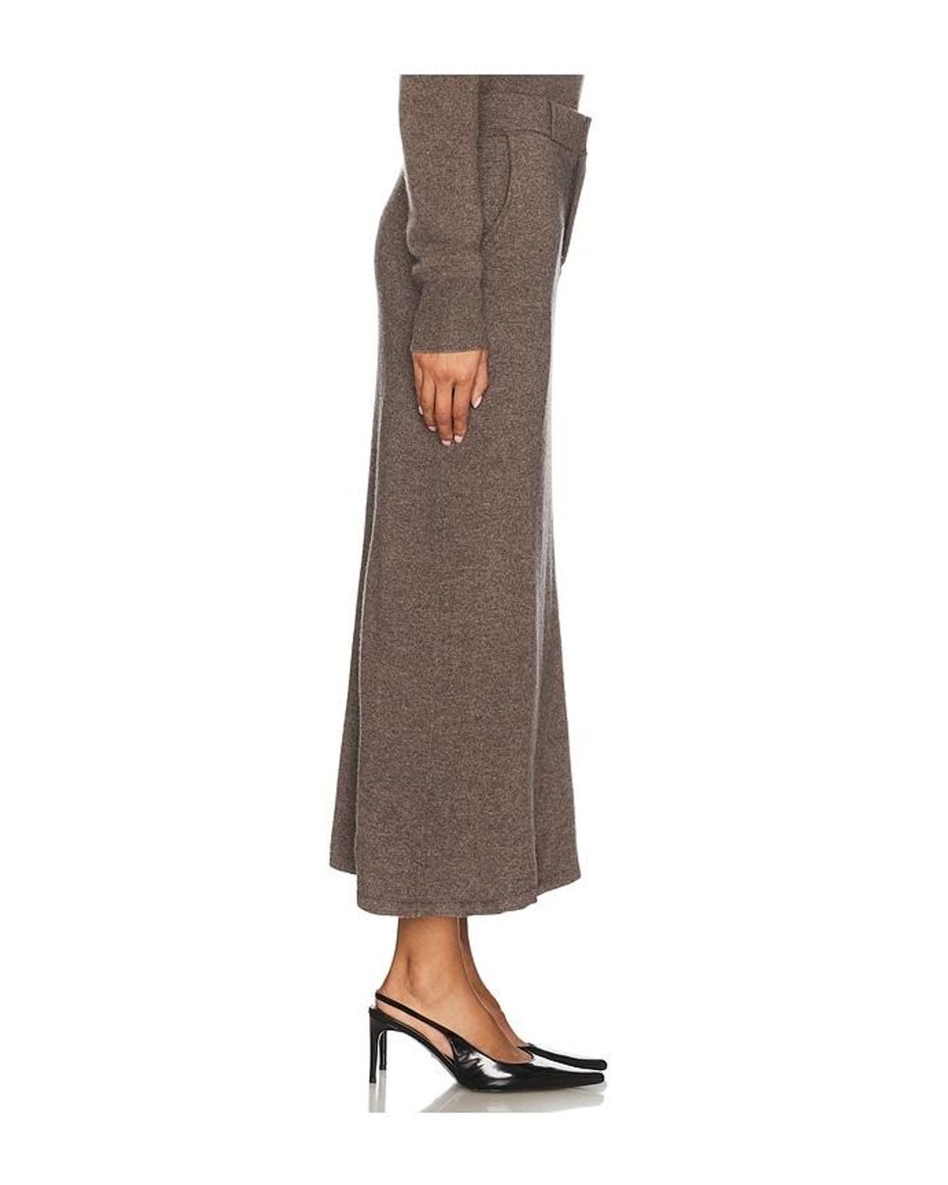 NAADAM Gray Cashmino Tailored Skirt