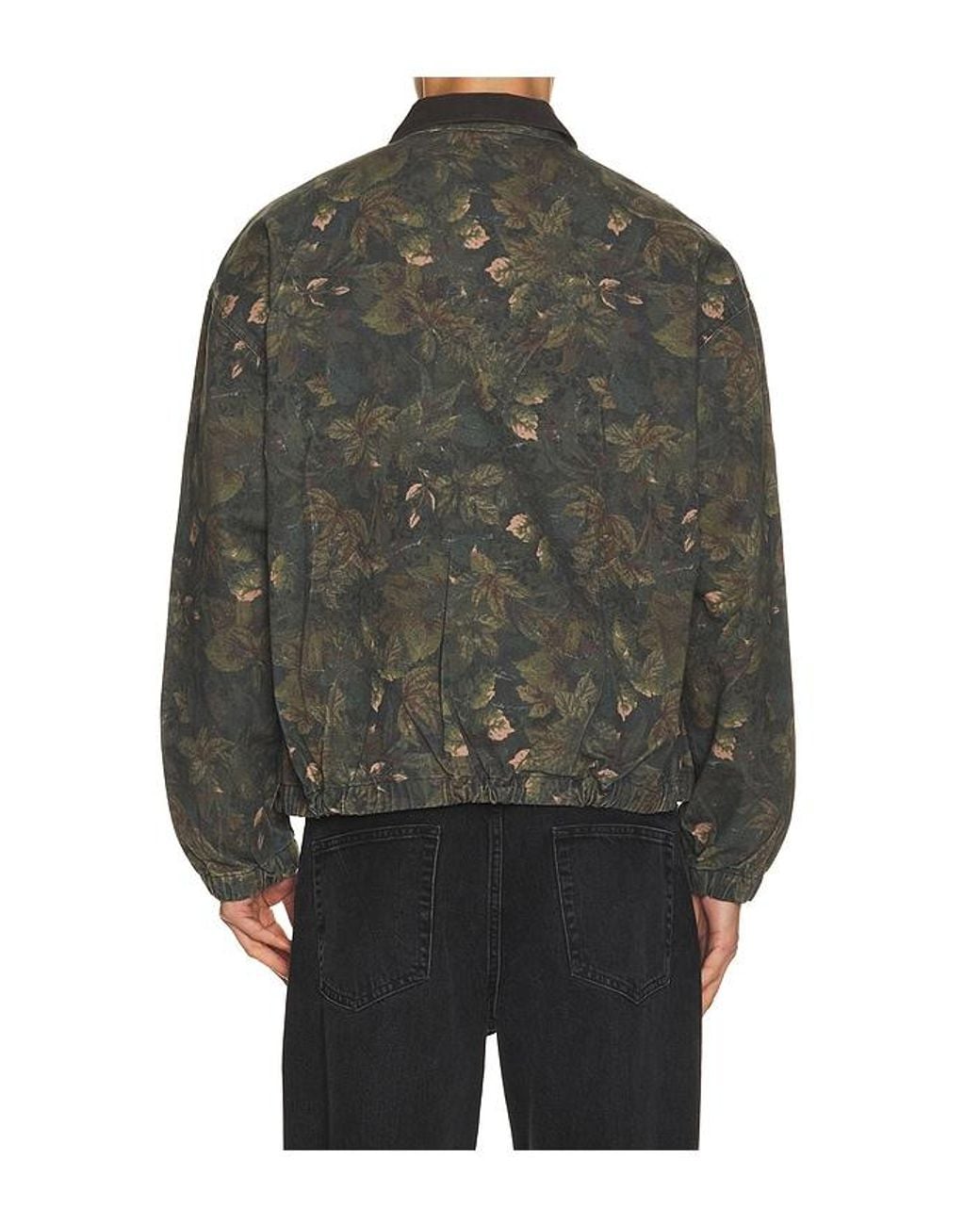 Thisisneverthat Black Denim Blouson Jacket for men