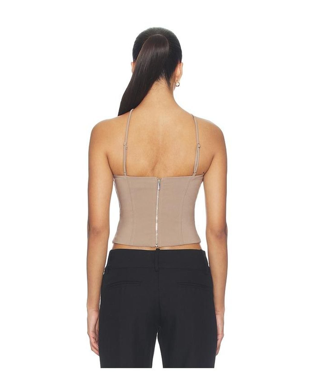 Tiger Mist Blue Tamora Corset Top