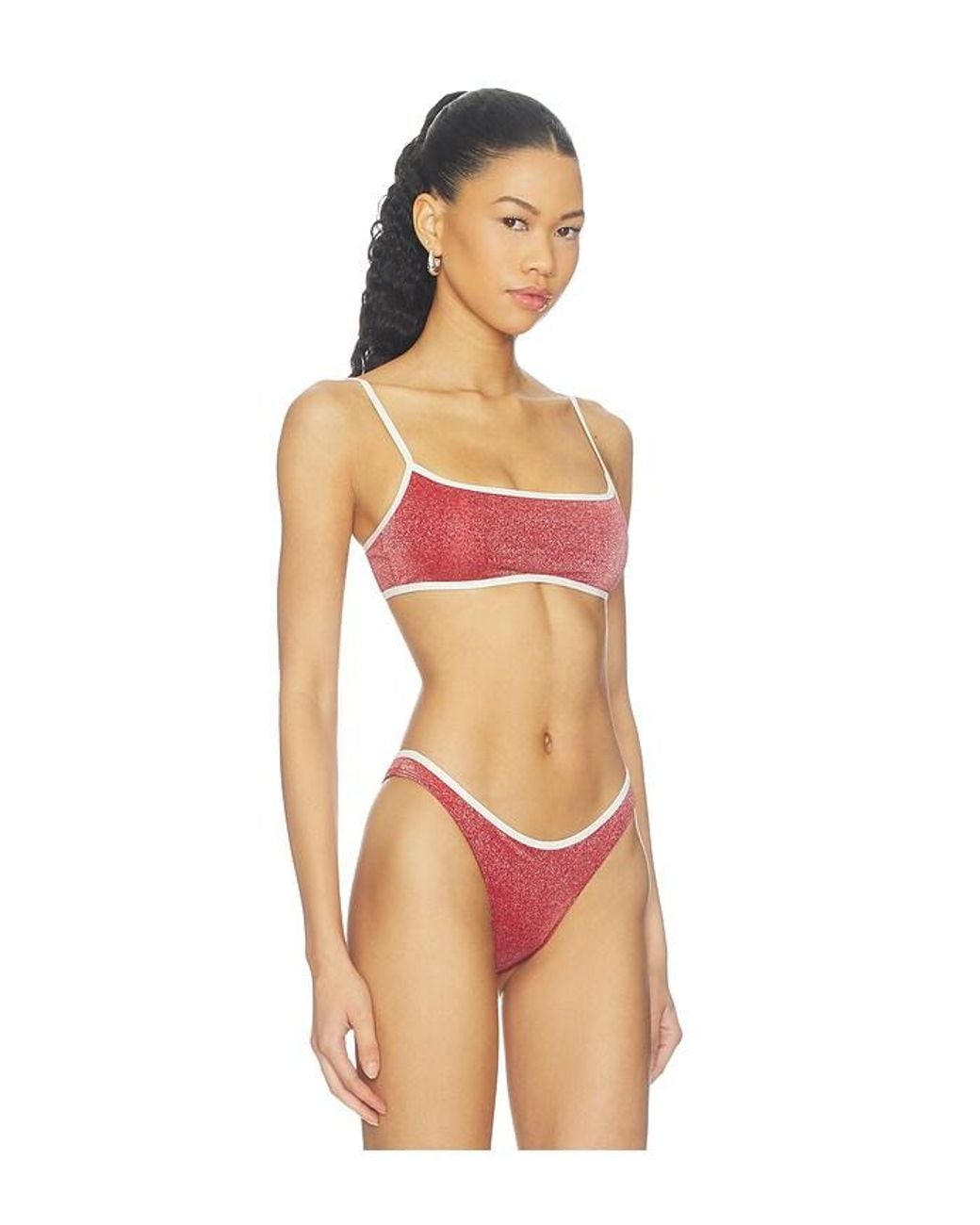 LSPACE Orange Clark Top
