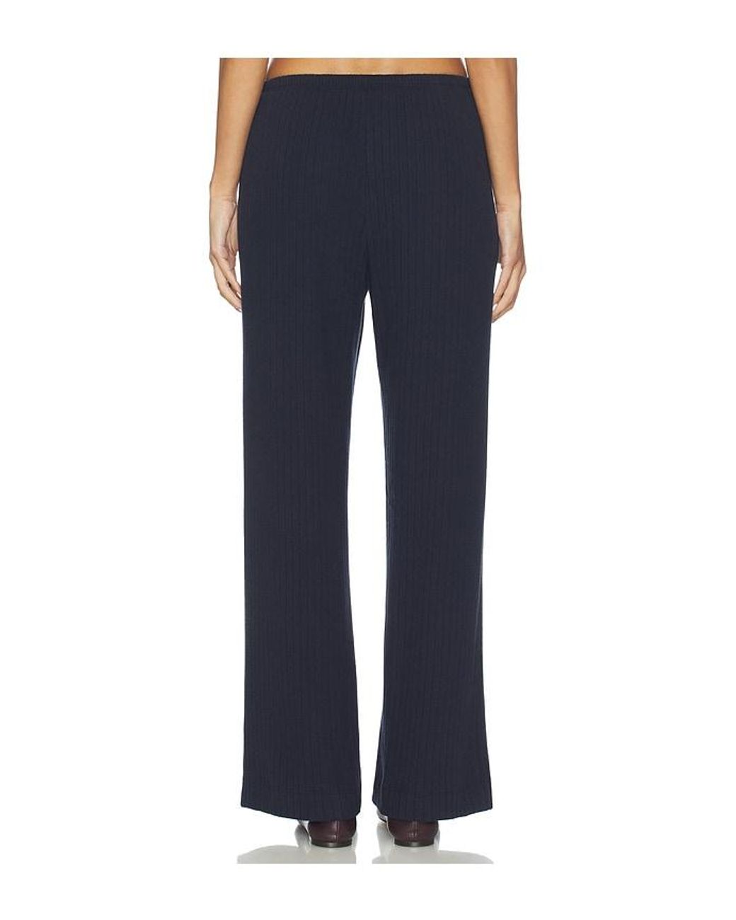 DONNI. Blue The Sweater Rib Simple Pant