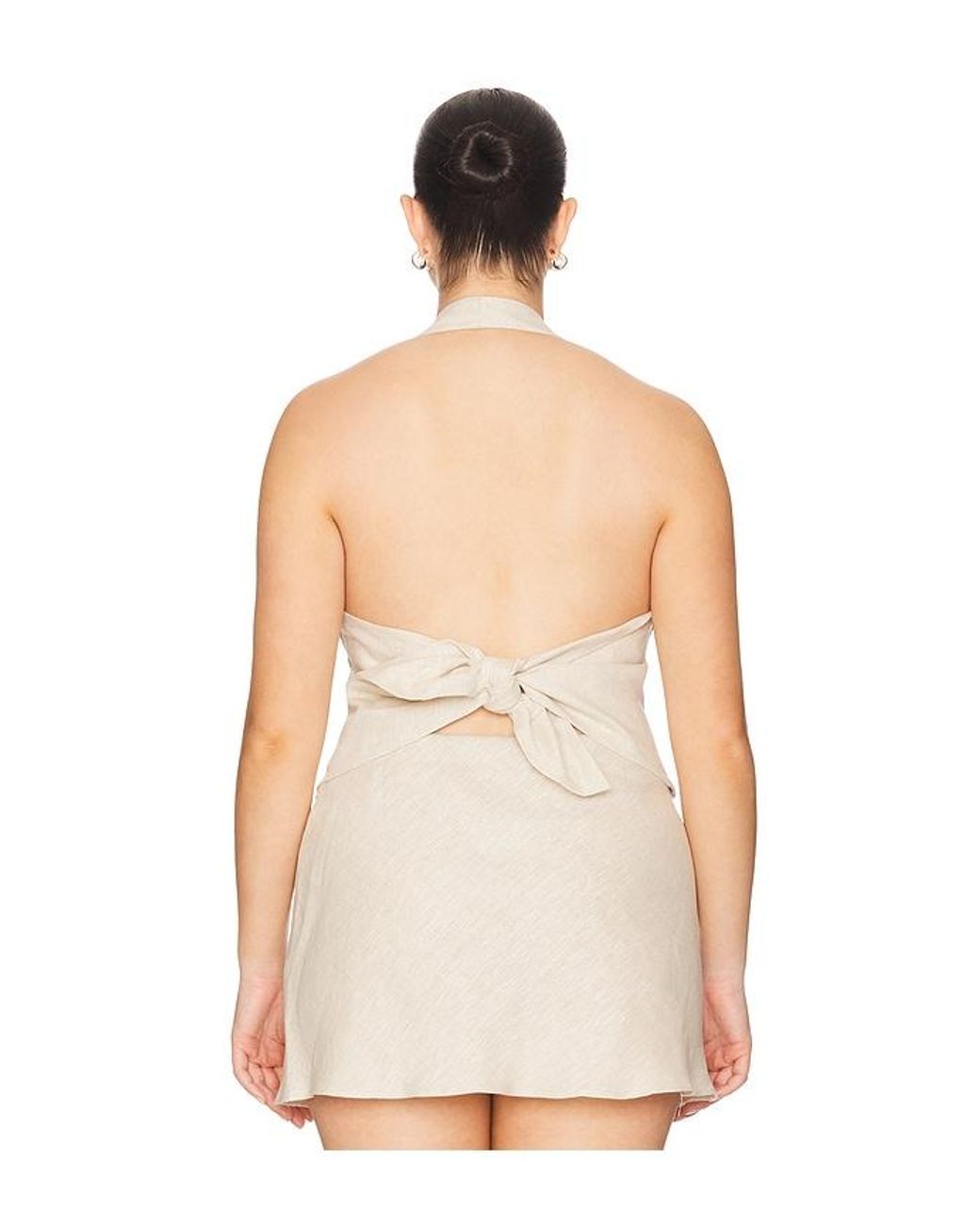 L'academie White 'Academie Uma Linen Top
