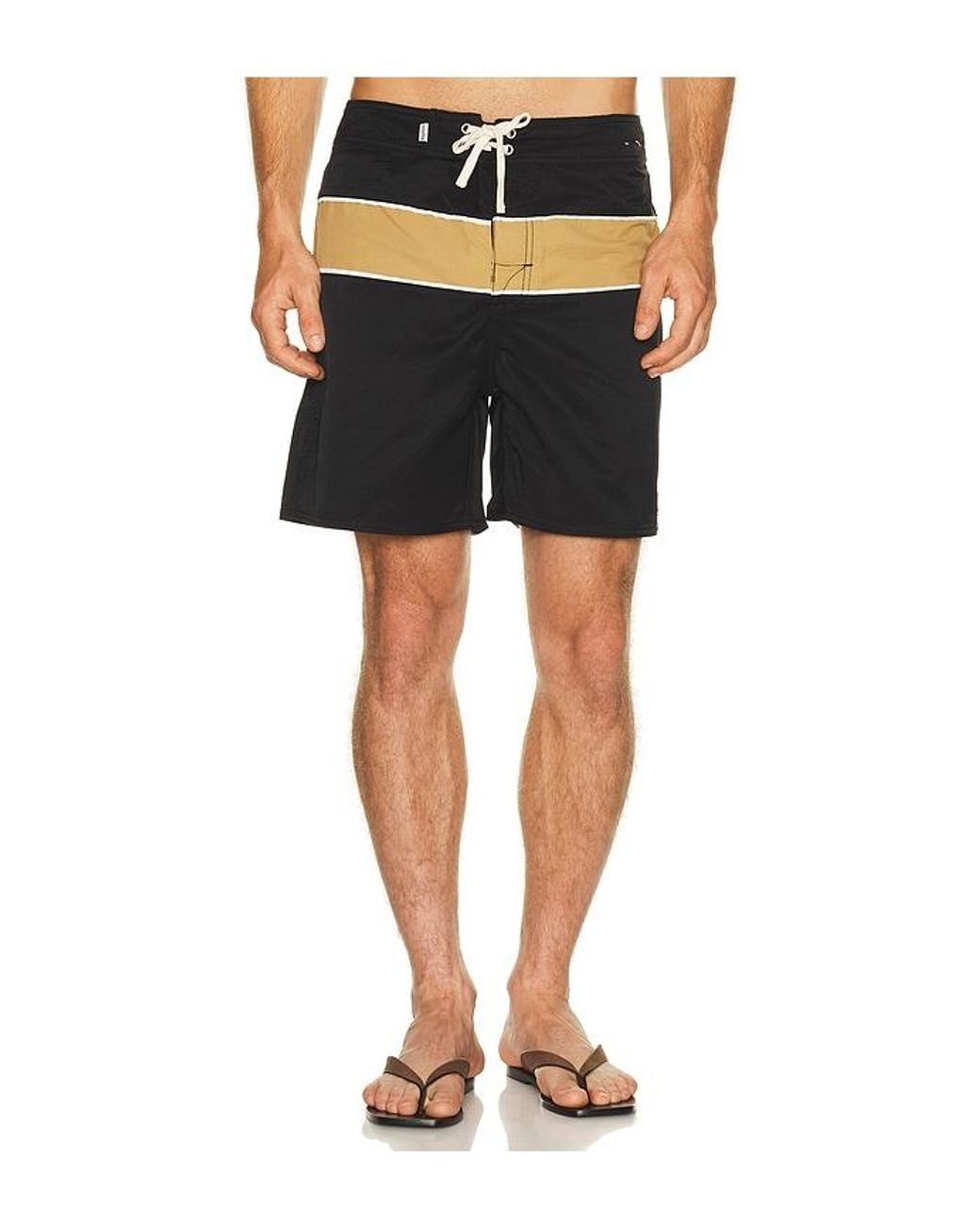 Rhythm Black Heritage Midway Trunk for men