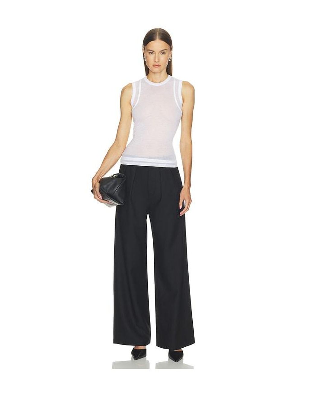 Helmut Lang White Layer Muscle T Sheer
