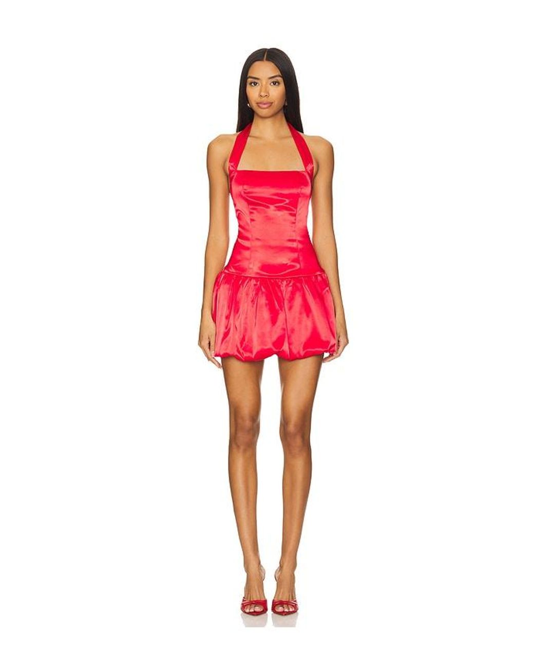 MORE TO COME Red Daphne Mini Dress