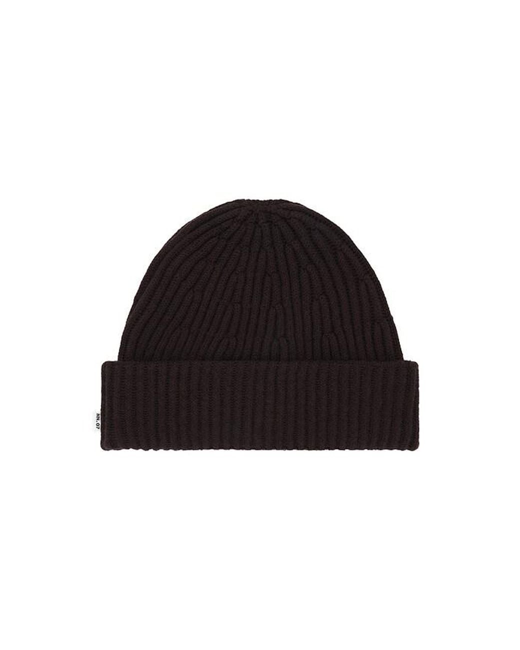 NN07 Black Rib Hat 6209 for men
