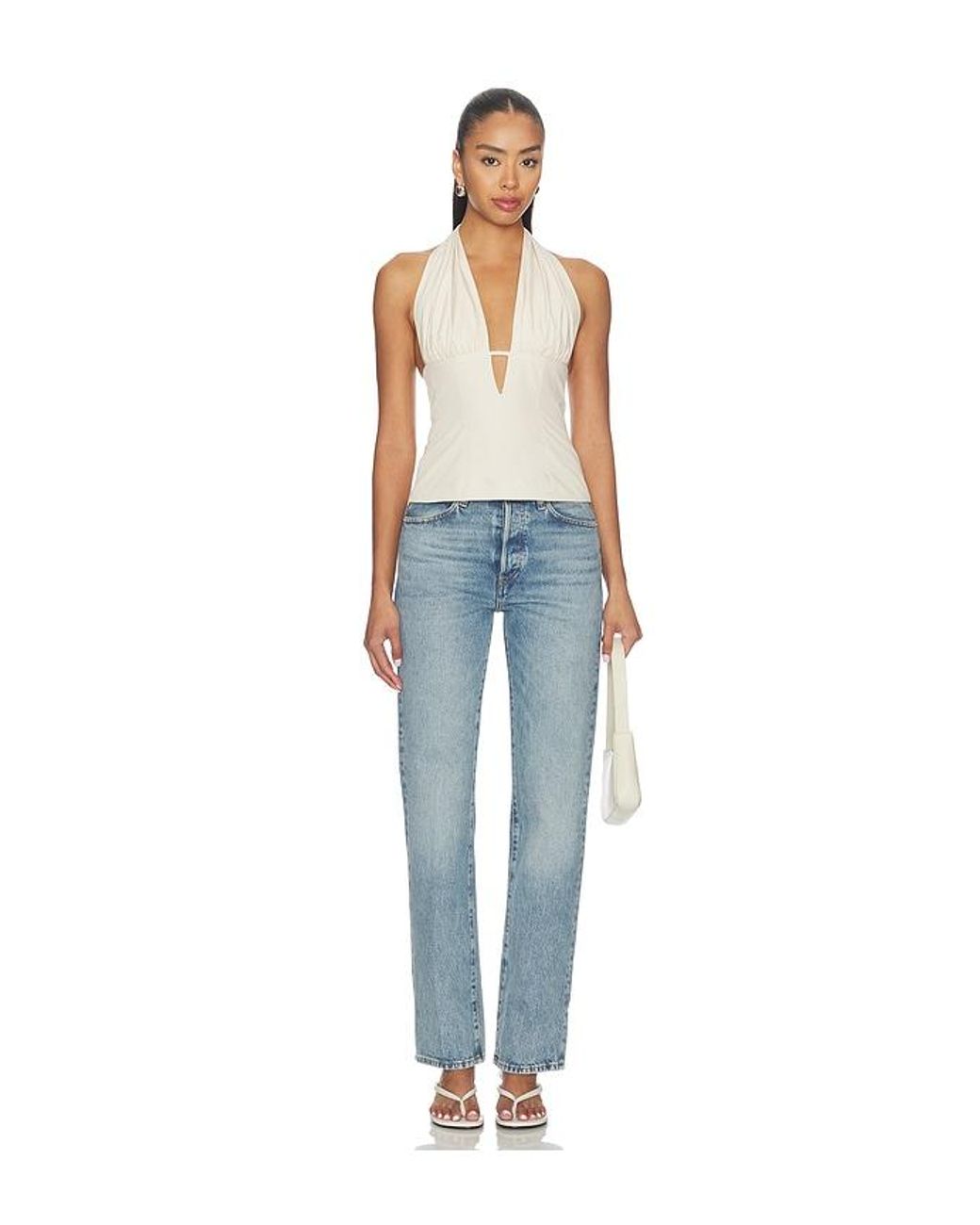 ALL THE WAYS Blue Lydia Top
