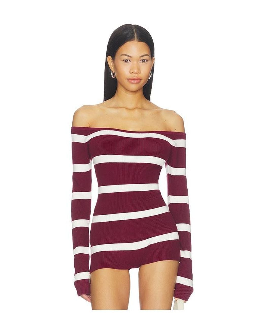 SNDY'S Red Carla Top