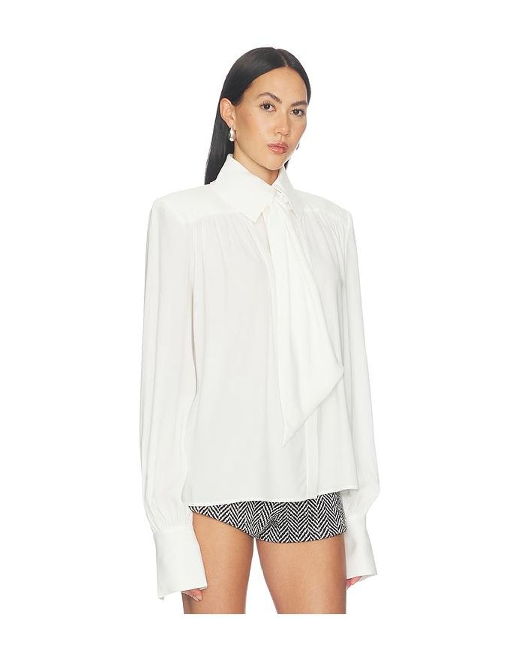 Sans Faff White Regent Blouse