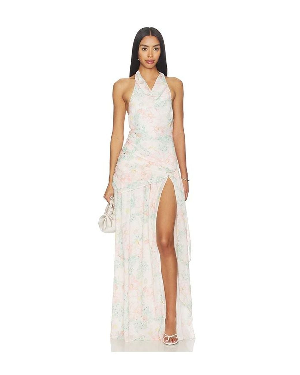Lovers + Friends White Kaloma Gown