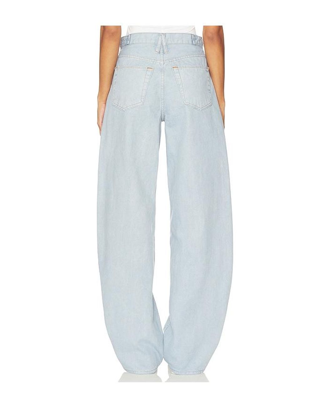 SLVRLAKE Denim Blue Cassie Wide Leg Jeans