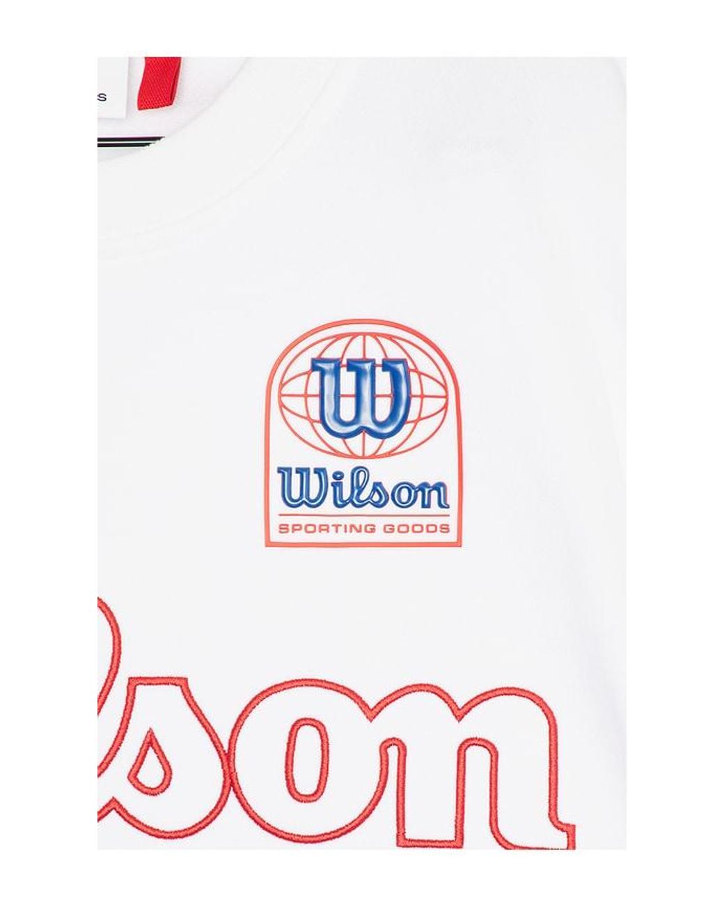 Wilson White Playstate Crewneck Sweatshirt for men