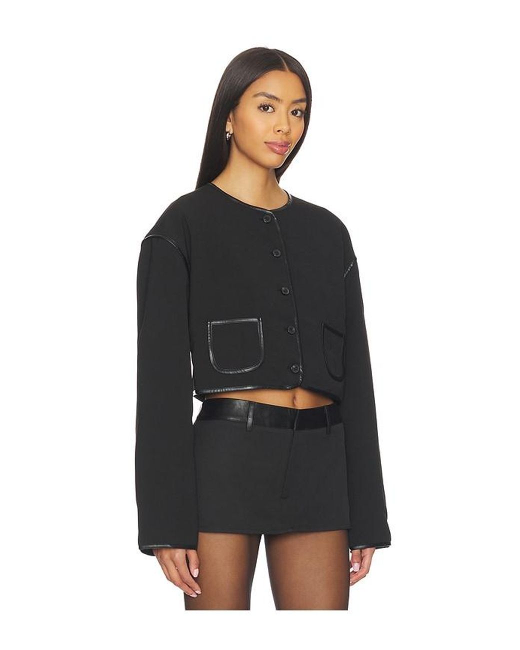 Lioness Black Twilight Crop Jacket