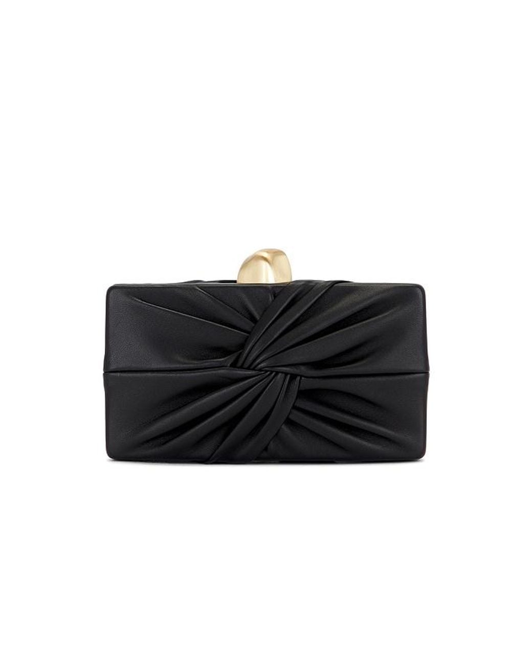 Cult Gaia Black Lisse Clutch
