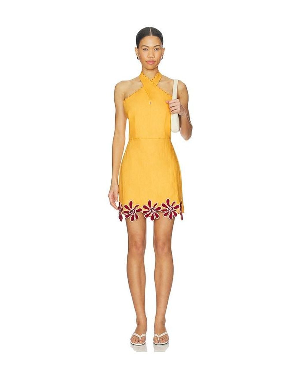 Cala De La Cruz Yellow Veneta Dress
