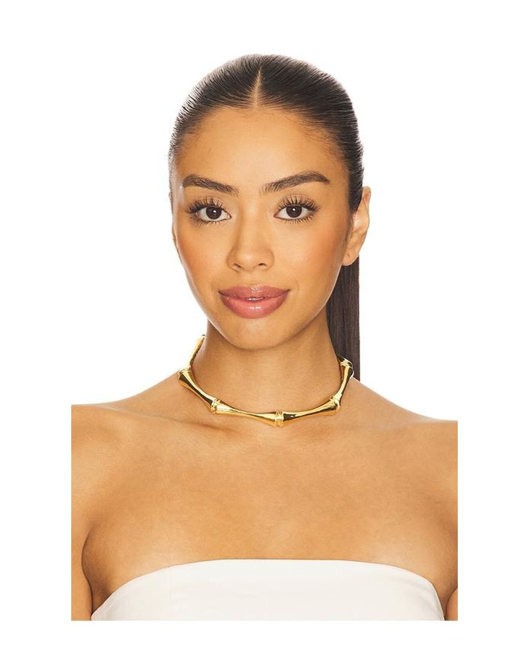 Eddie Borgo Metallic Bambu Collar