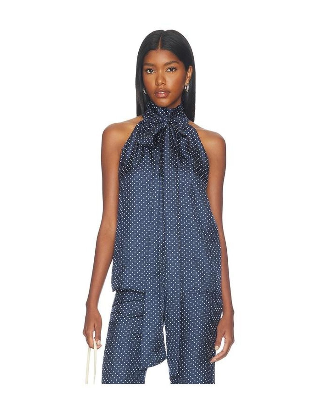 FRANÃOISE Blue Susan Blouse