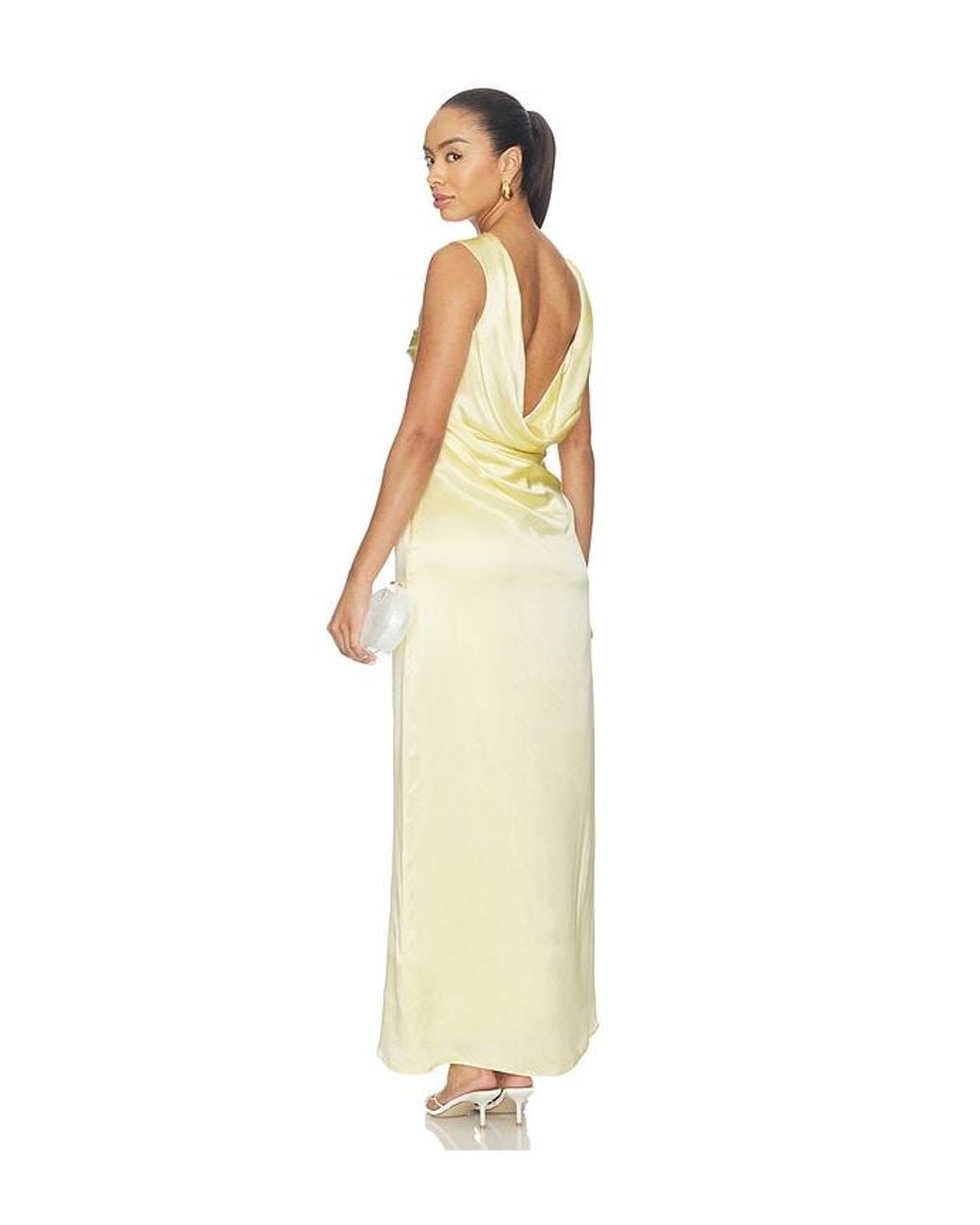 L'academie White 'Academie Estelle Silk Dress