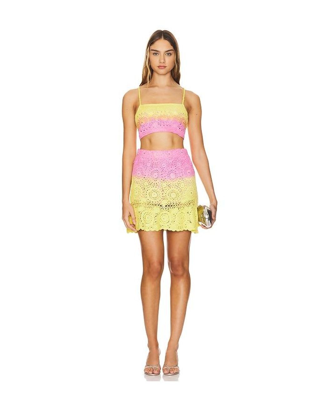 Maaji Yellow Aitana Skirt