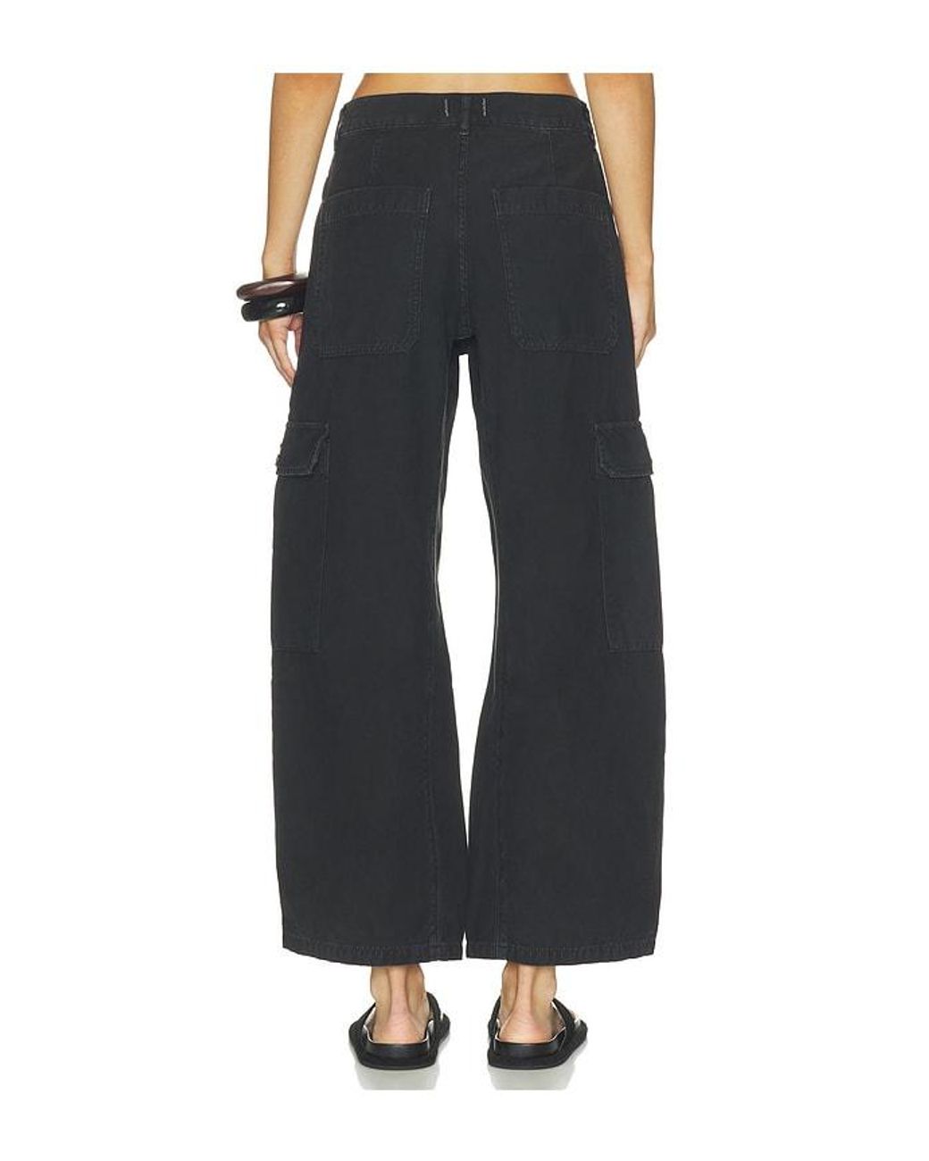 Citizens of Humanity Black Thassos Twisted Seam Utility Pants