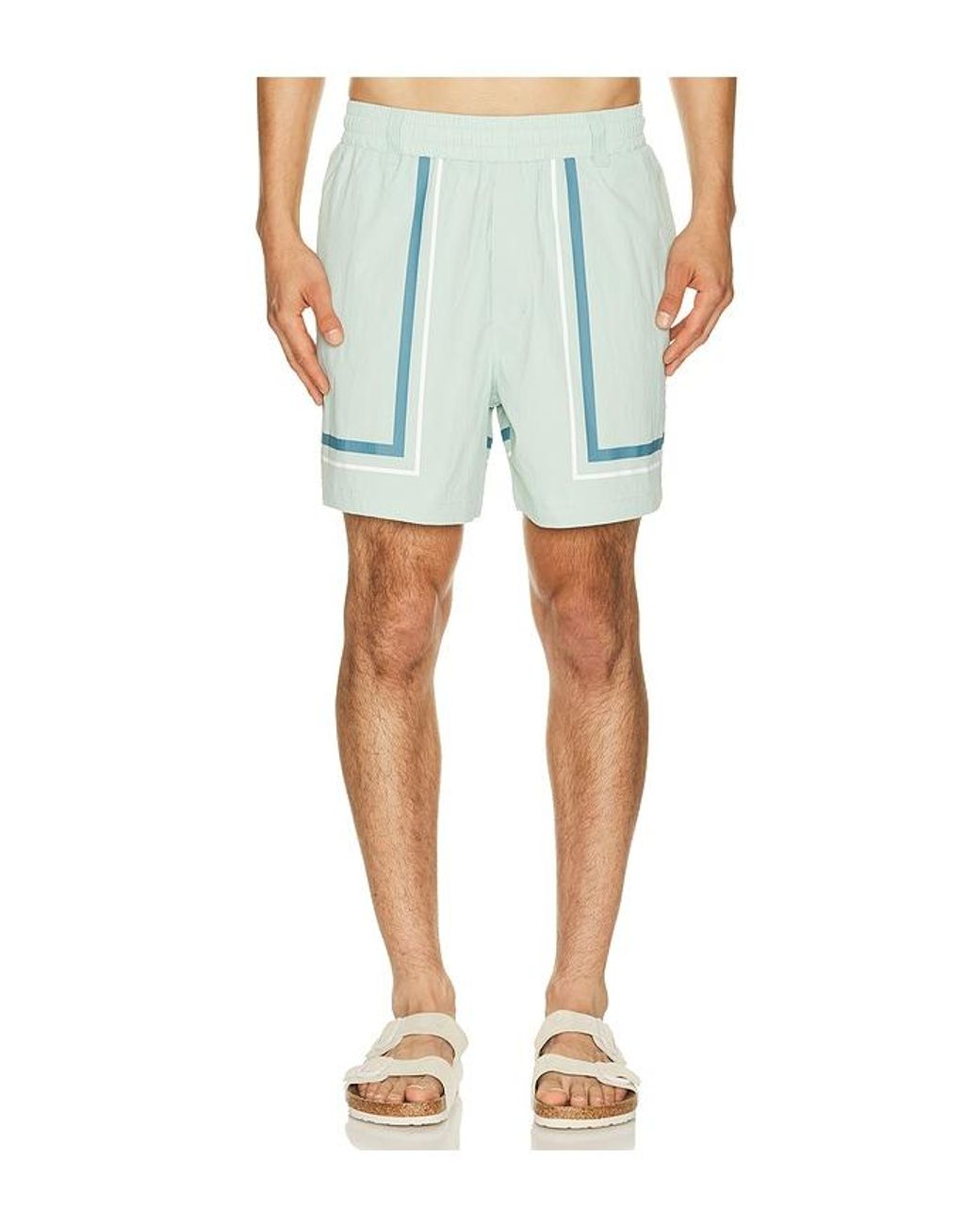 Malbon Blue Scooter Playa Swim Short for men