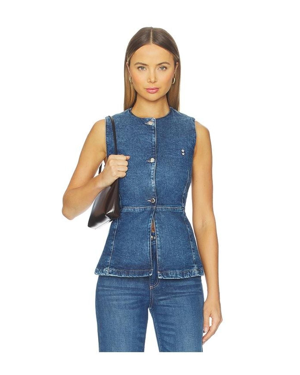 ICON DENIM Blue Lola Denim Vest