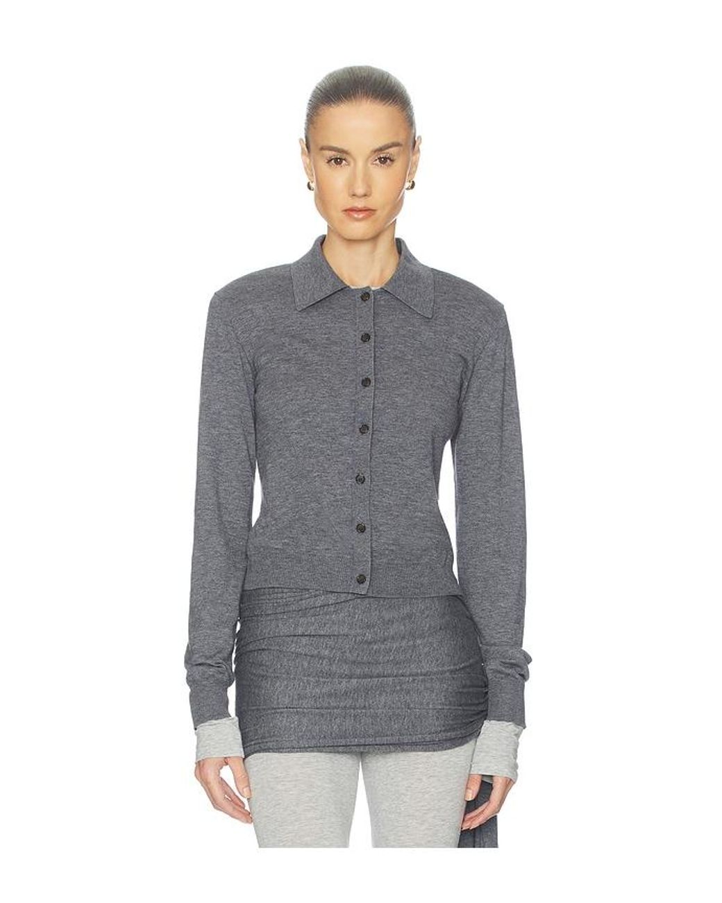 Helsa Gray Kerstin Knit Cardigan