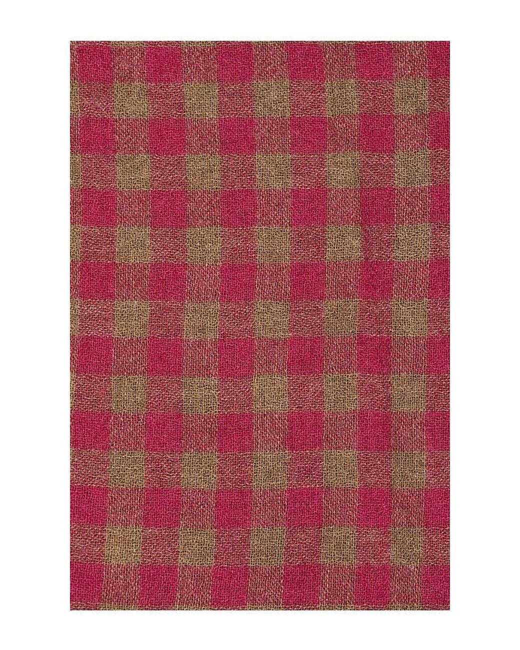 Won Hundred Red Mason Check Shirt for men