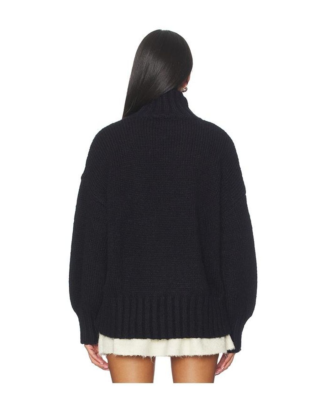 Lisa Says Gah Blue Cece Turtleneck