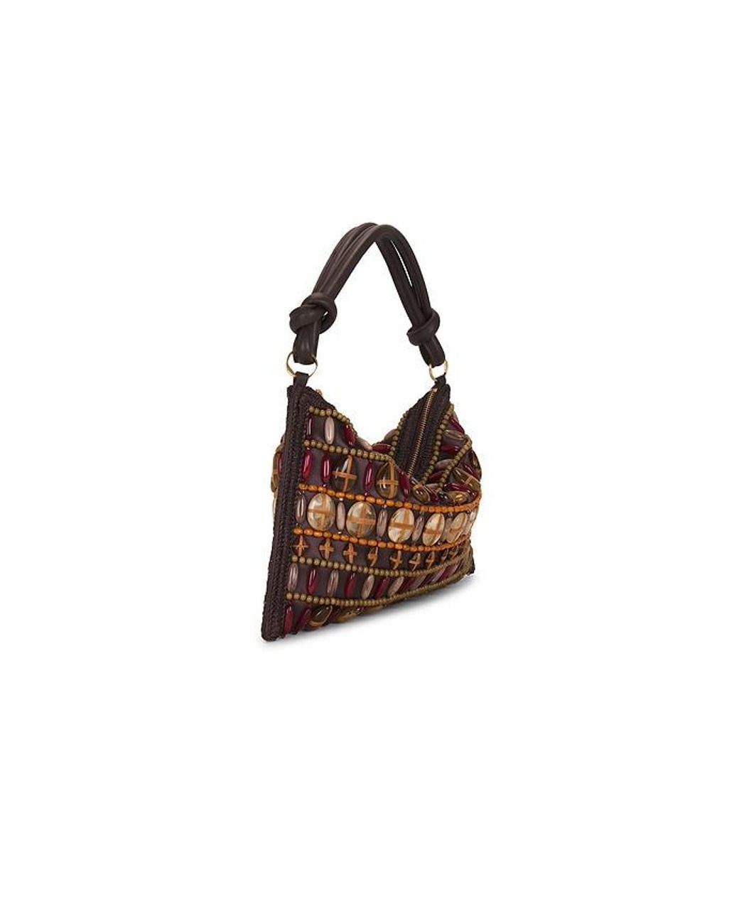 Cult Gaia Brown Hera Mini Shoulder