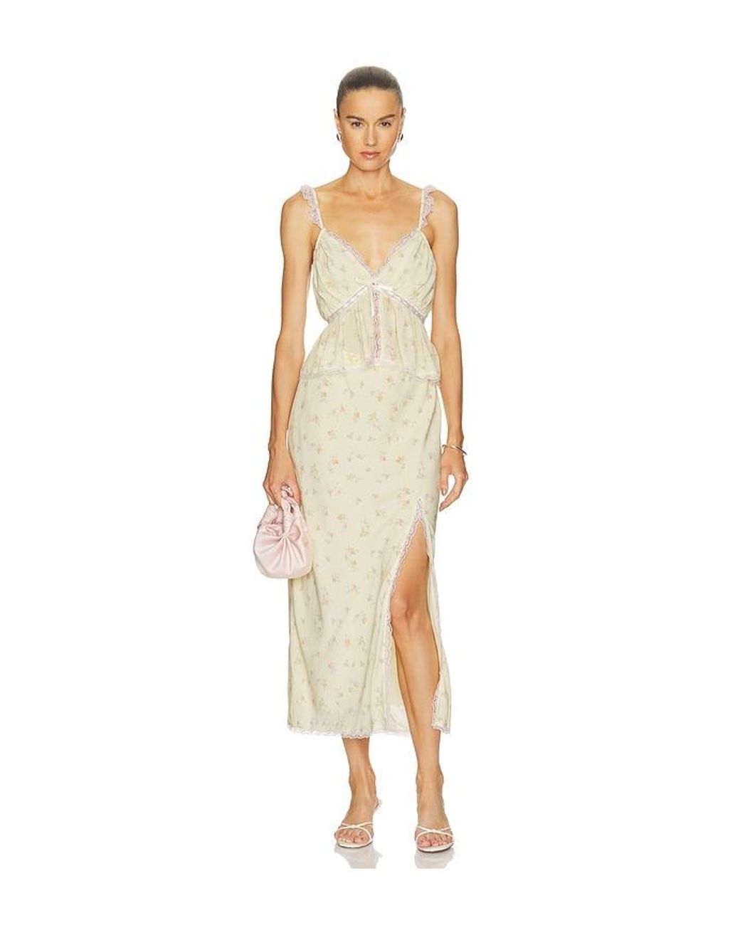 LoveShackFancy Natural Oberteil Nicoleta