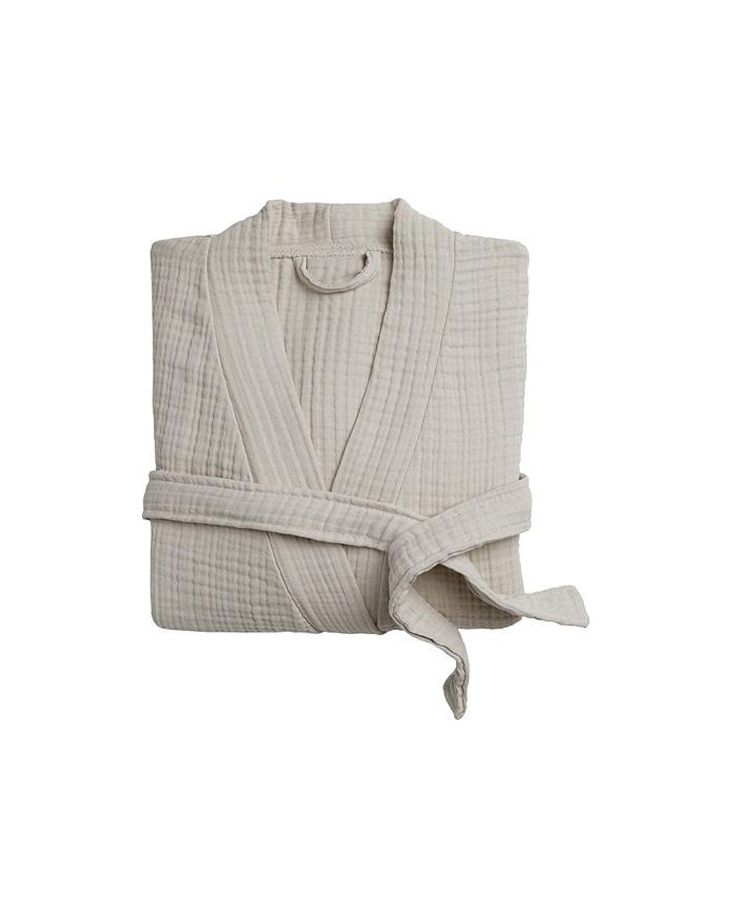Albornoz En Color Crema Talla En Parachute de color White