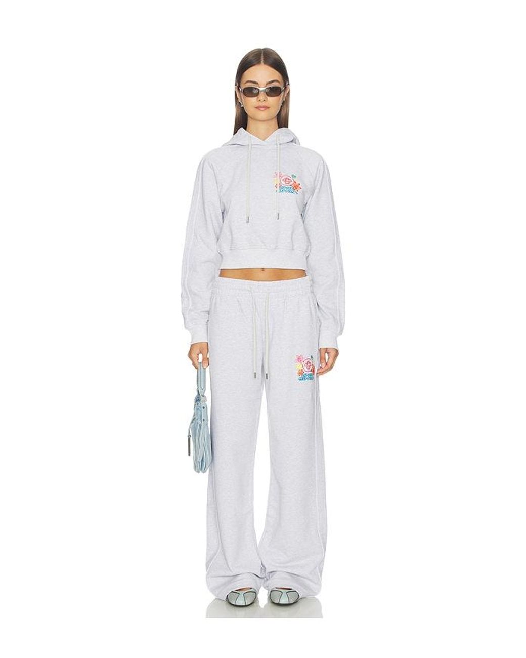 Casablanca White Embroidered Pant
