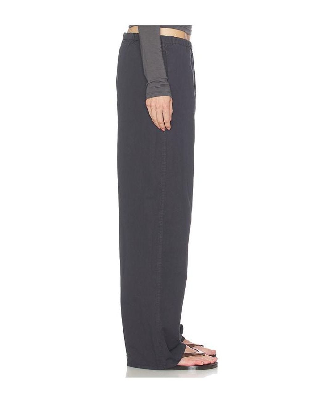 GRLFRND Black Kacey Pull On Wide Leg