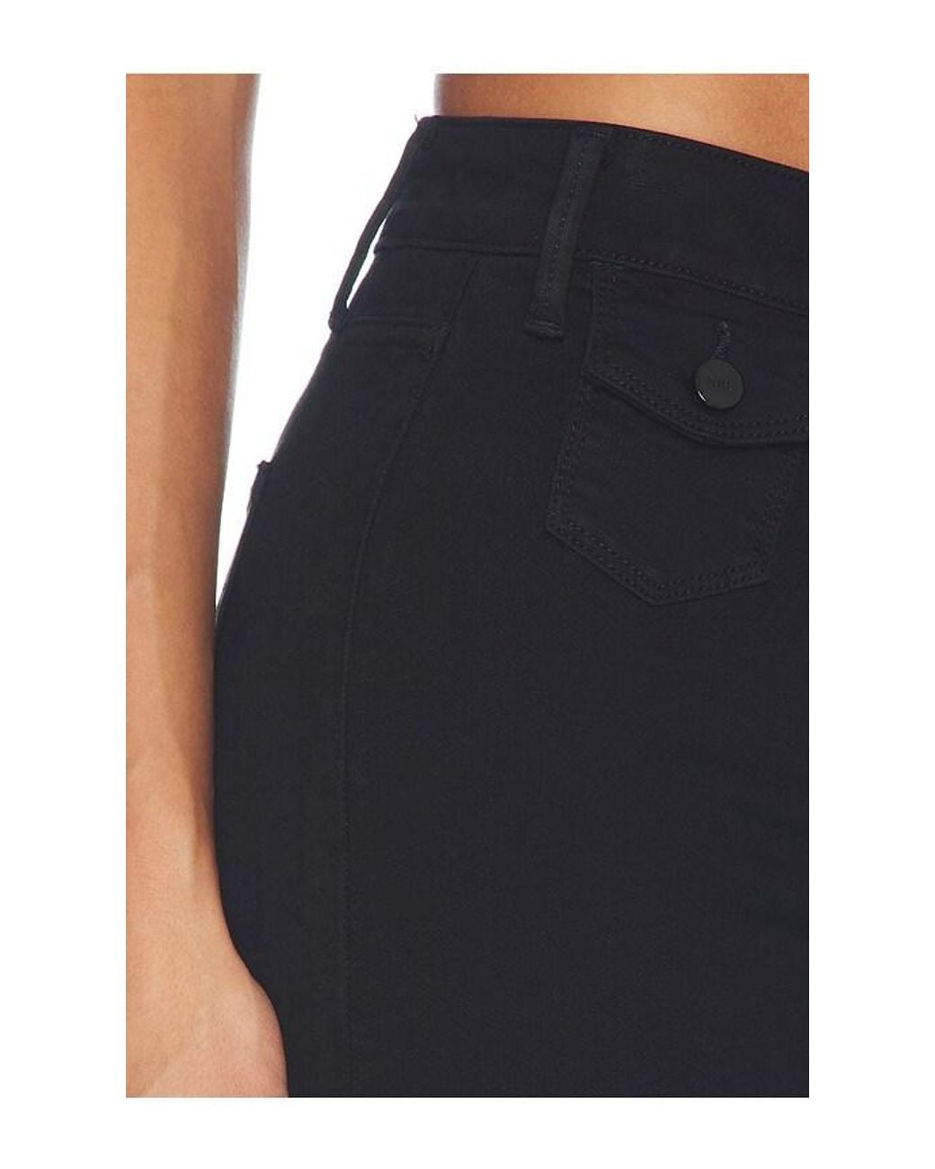 PAIGE Blue Leenah With Mini Patch Pocketstrouser Leg Jeans