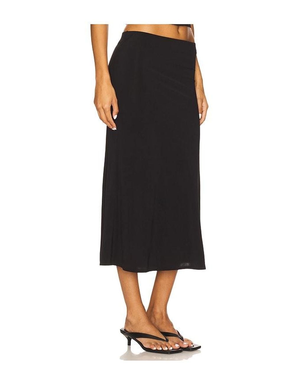 Bella Venice Black The Jessie Slip Skirt