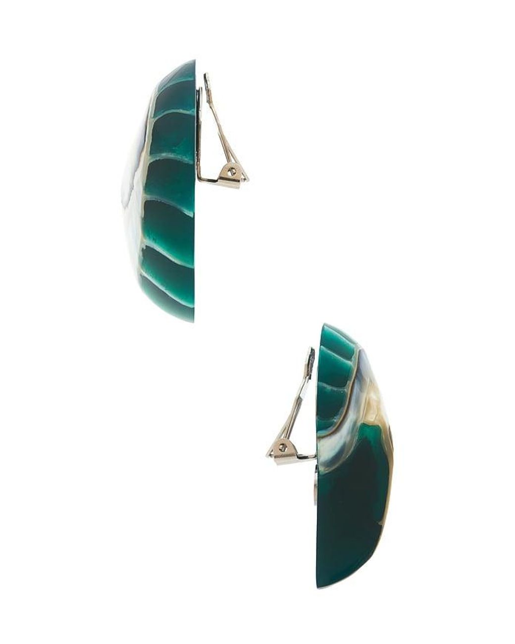 Julietta Blue Nautilus Earrings