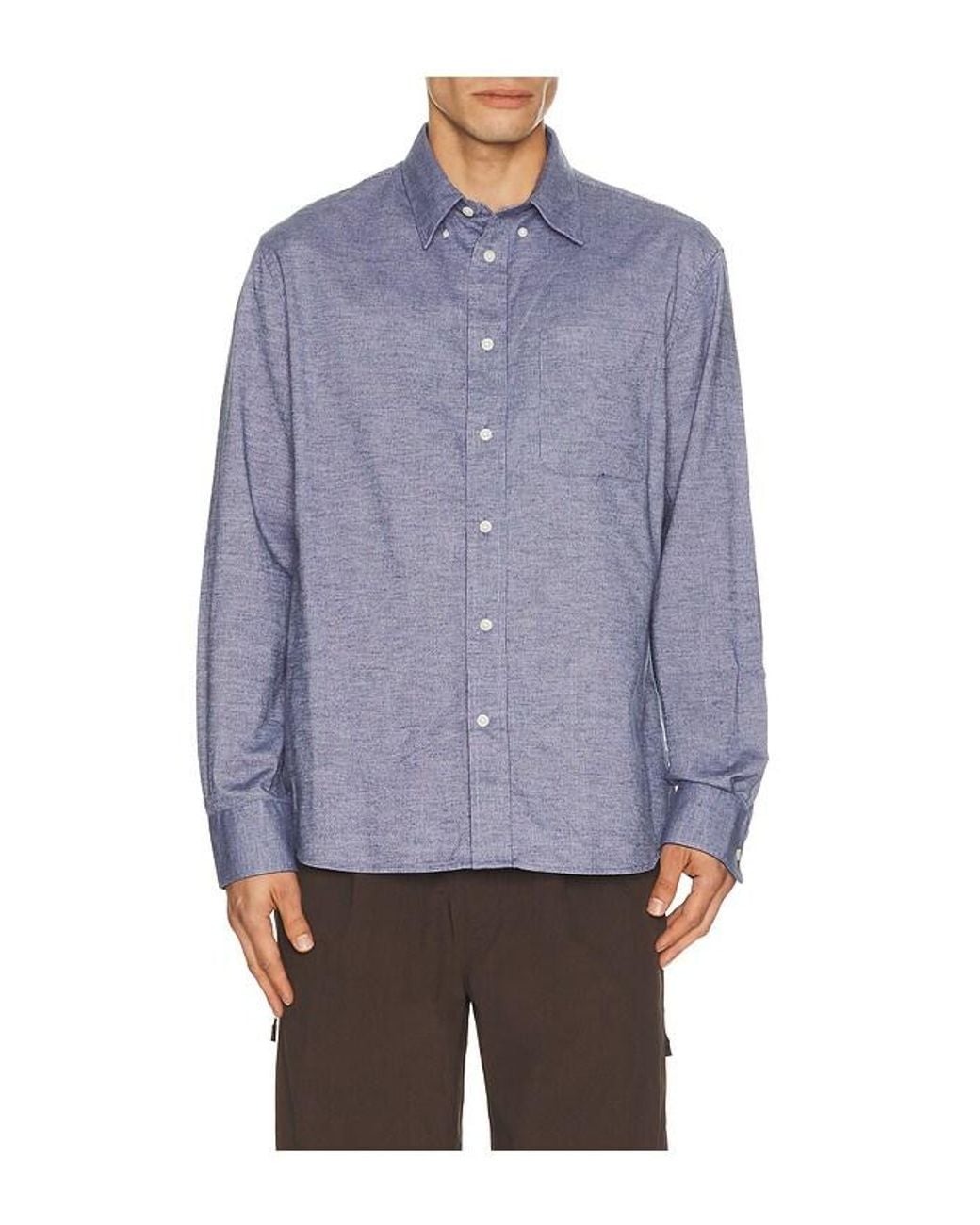 Barbour Blue Nevis Authentic Textured Shirt for men