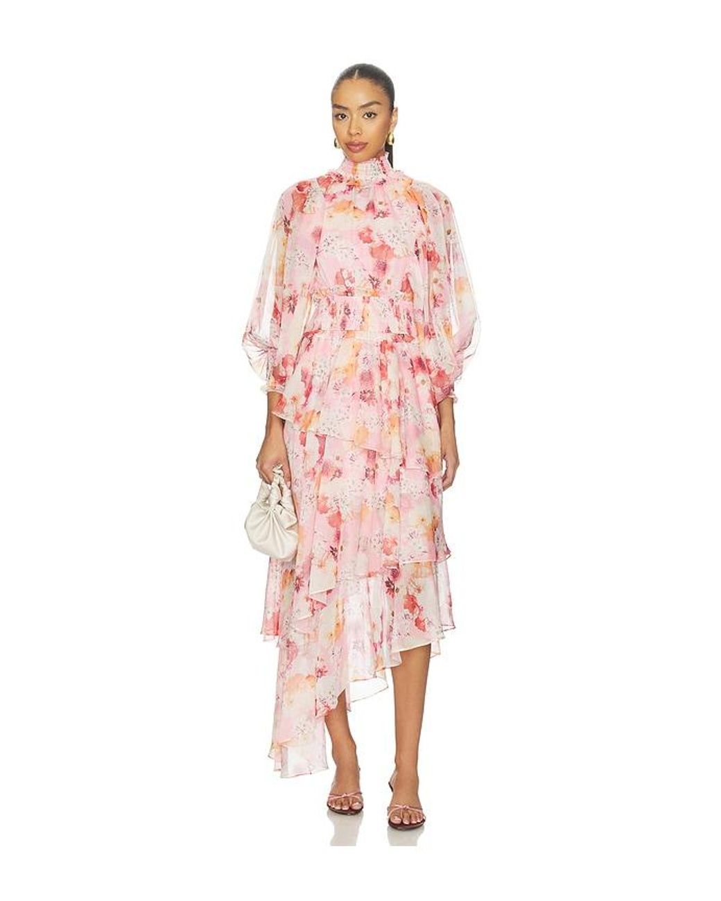 Elliatt Pink X Revolve Astrid Midi Dress