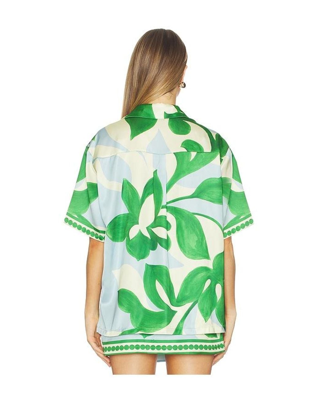 Seven Wonders Green Alara Short Sleeve Shirt