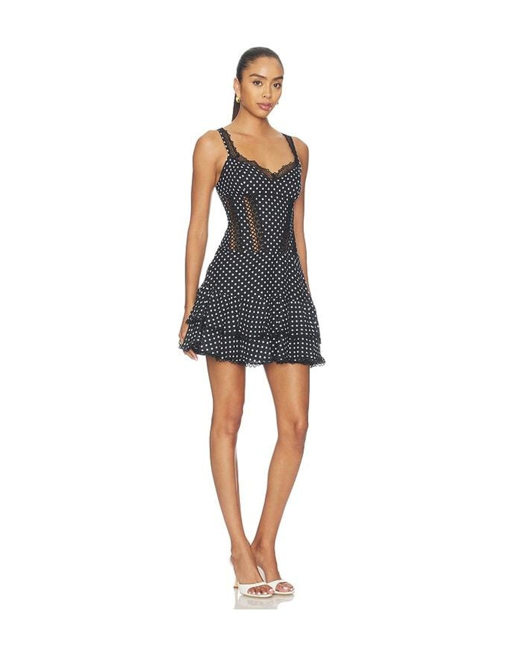 Charo Ruiz Black Carmen Short Dress