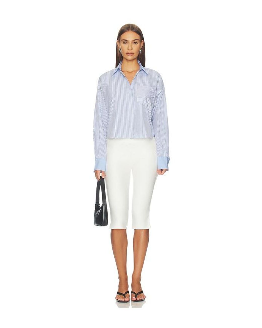 Rag & Bone White Marin Multi Stripe Shirt