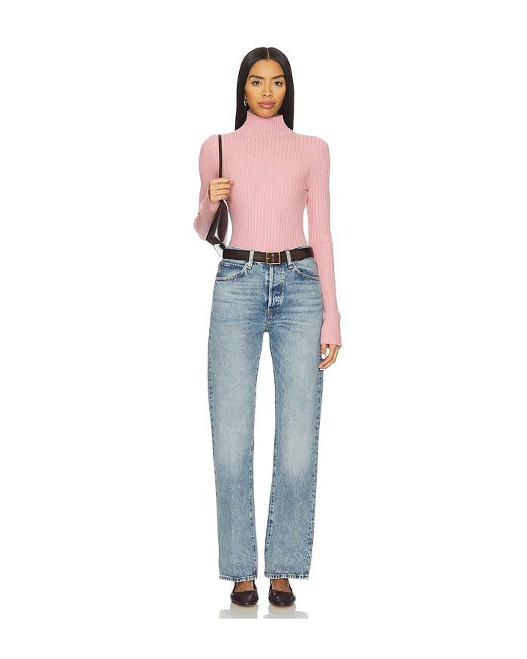 Lovers + Friends Blue Magnolia Turtleneck