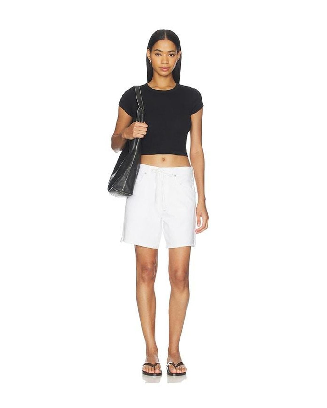 Citizens of Humanity White Brynn Short
