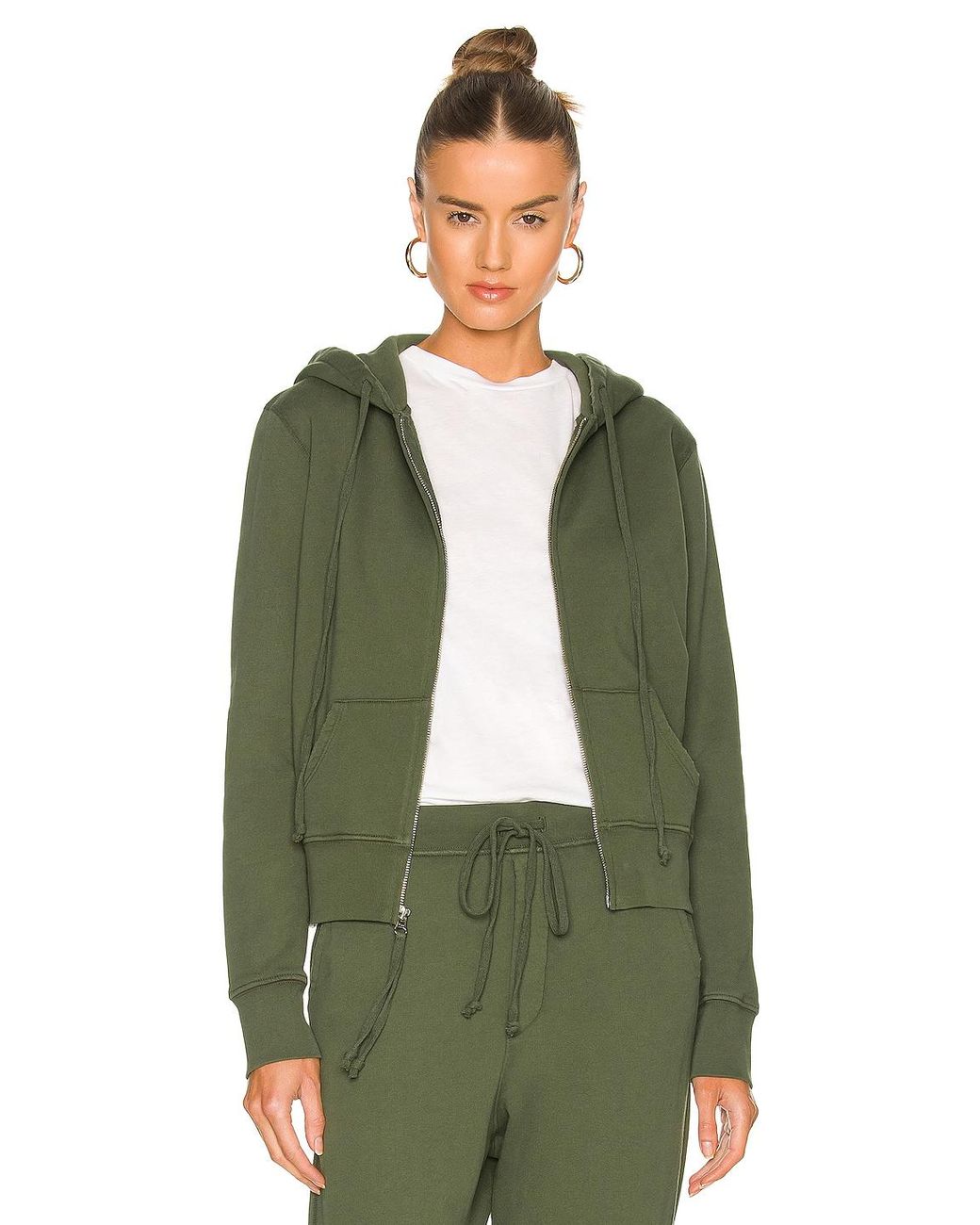 nili lotan zip up moletom com capuz