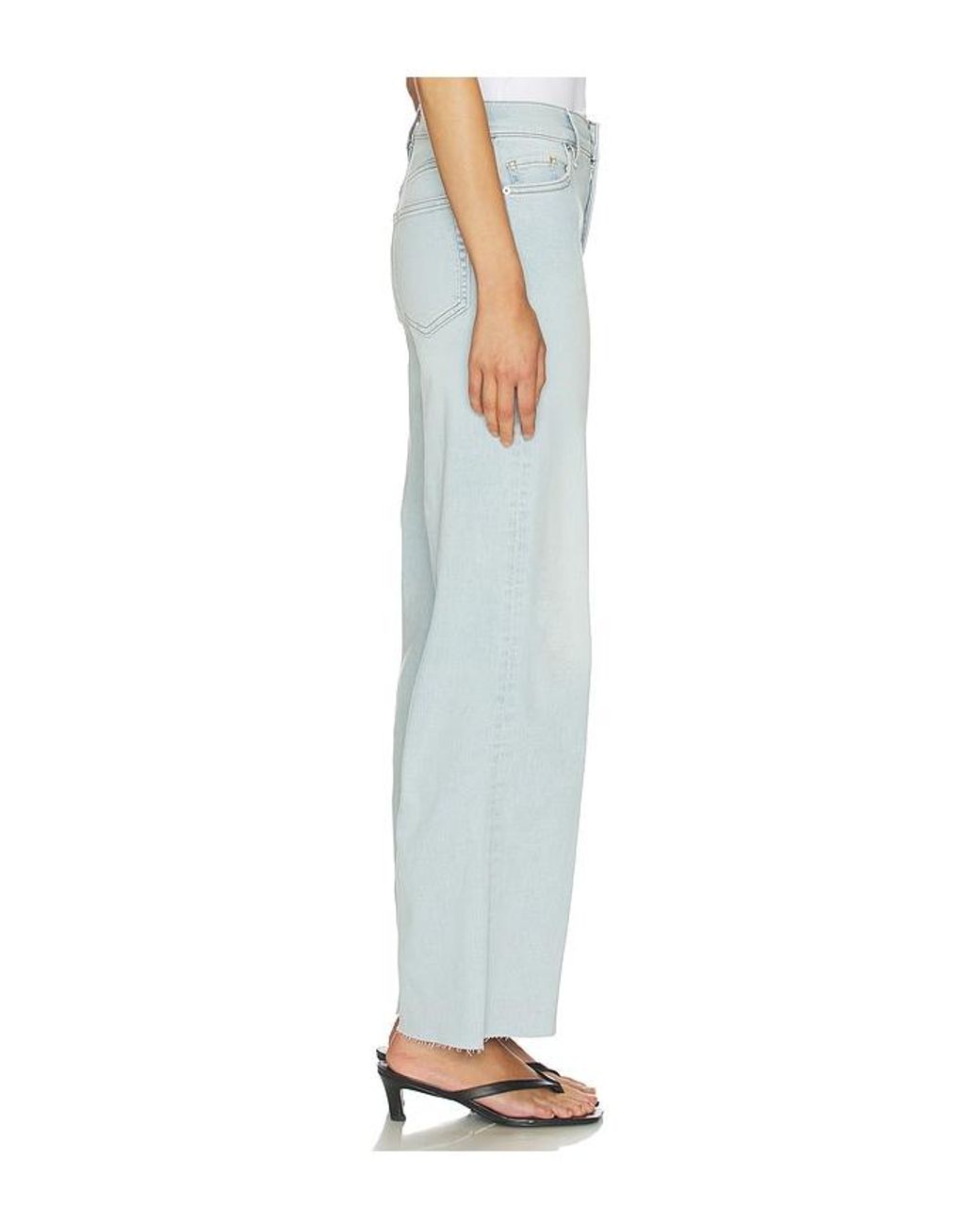 FRAME Blue Le Slim Palazzo Jeans